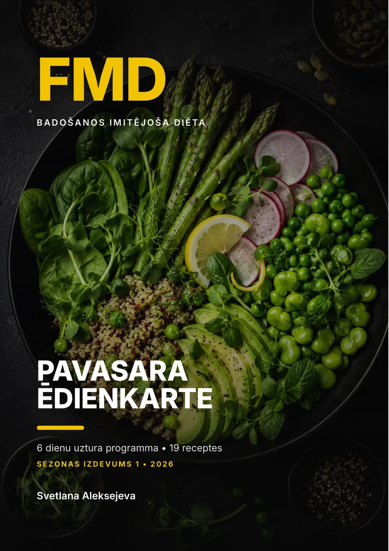 Grāmatas «Pavasara FMD ēdienkarte» vāks
