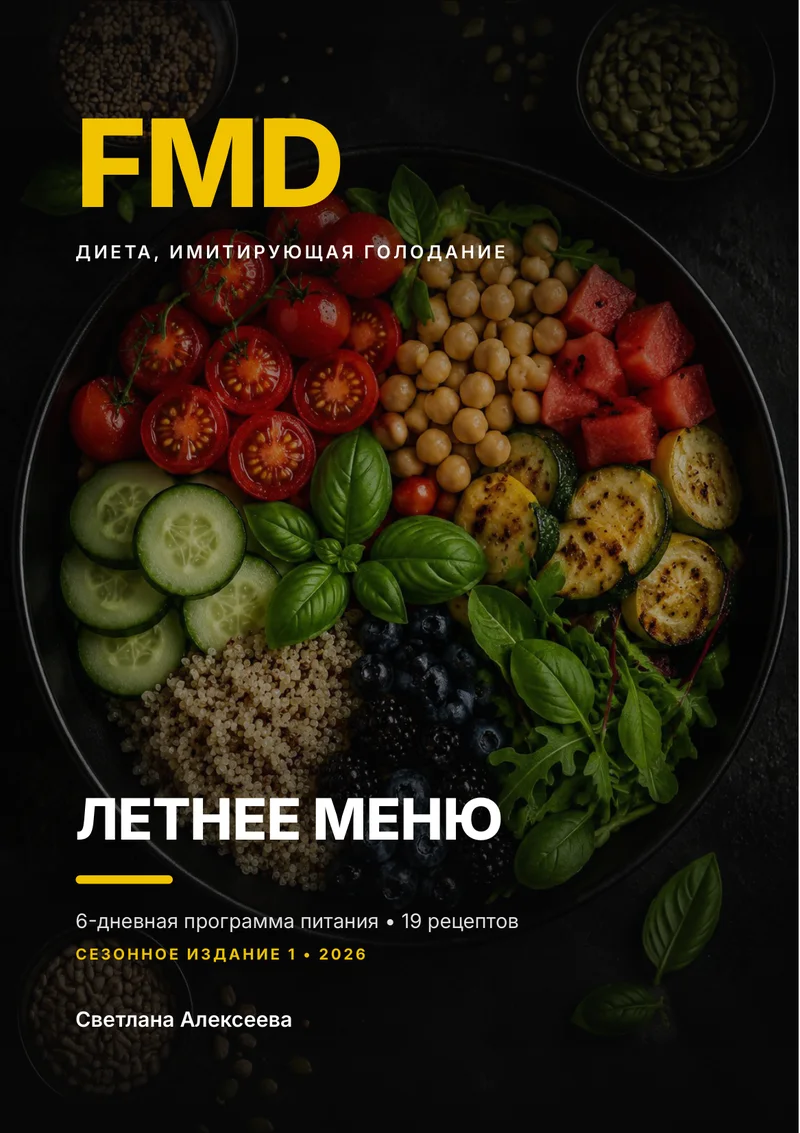Обложка книги «Летнее меню FMD»