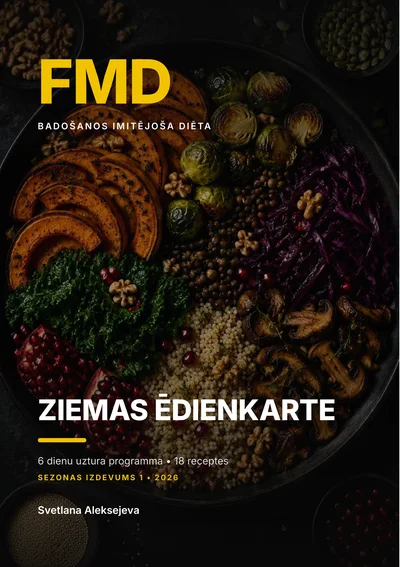 Grāmatas «Ziemas FMD ēdienkarte» vāks